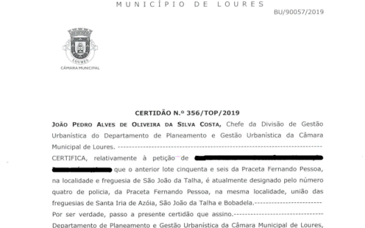 Certidão Toponímica, certidao-toponimica-documento-original