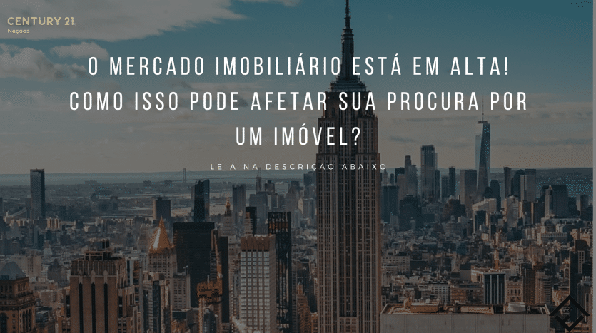 Mercado Imobiliário em ALTA