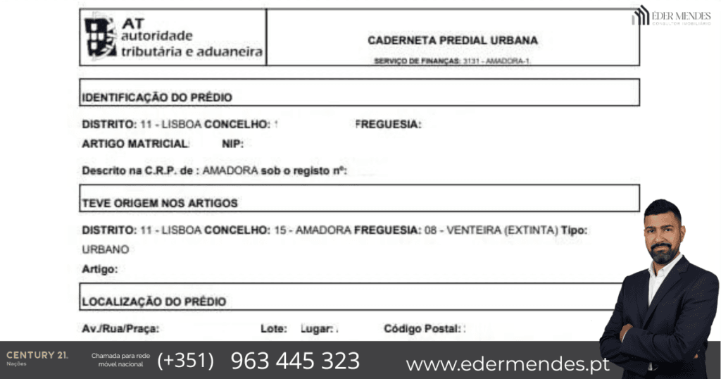Exemplo de caderneta predial 1 (Cpu)